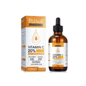 Veido serumas su vitaminu C ir hialurono rūgštimi