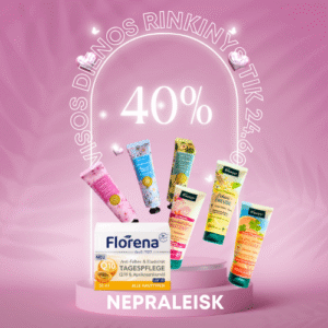 Natūralios kosmetikos rinkinys moterims – Kneipp + Florena